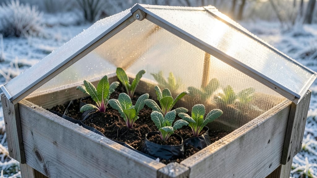 Mini Greenhouse Raised Bed