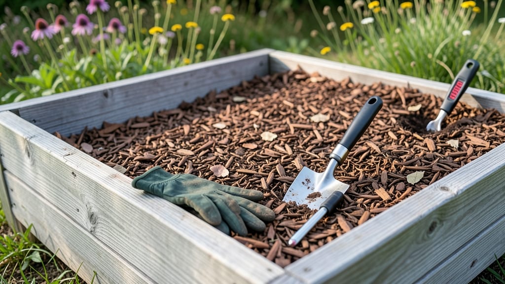 Raised Bed Mulch Layering: Season-Long Moisture Retention Without Weeds