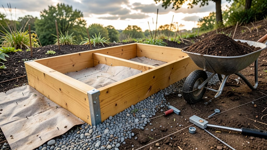 How to Build a Raised Bed on a Slope: Terraced Stability for Steady Growth