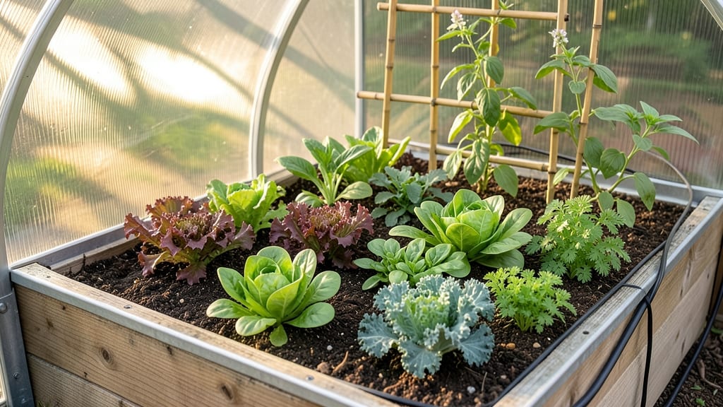 Raised Bed Greenhouse: Year-Round Planting With Climate Control