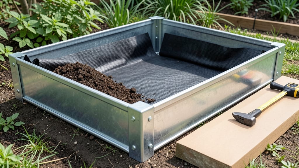 Galvanized Steel Raised Garden Bed DIY: Rust-Resistant Frames for Heavy-Duty Planting
