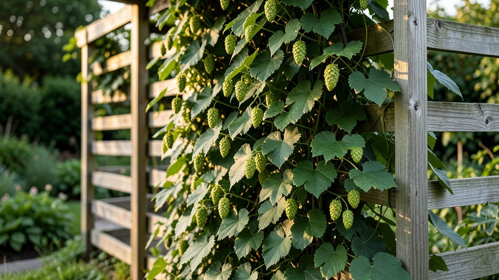 Hops Vine Privacy Curtain