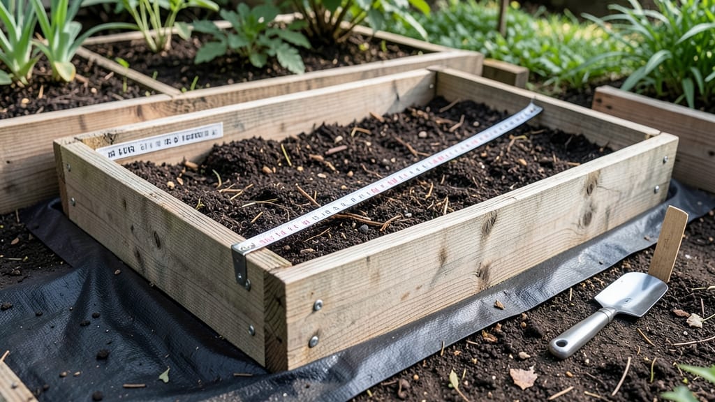 Raised Garden Beds Size: 4x8-Foot Frame for Perfect Plant Spacing