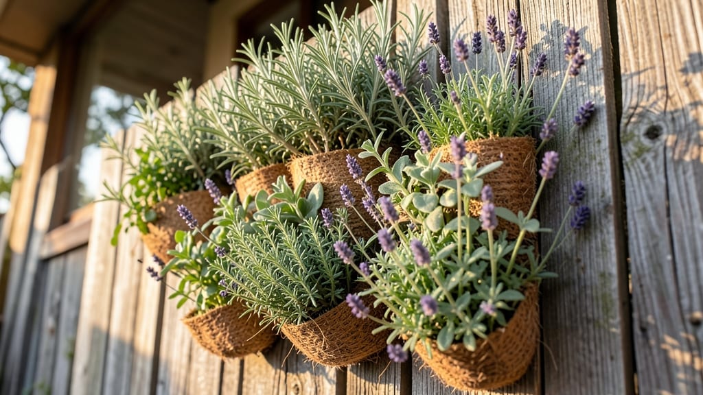 Vertical Herb Garden Fence