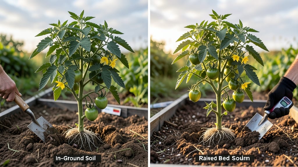 In-Ground Soil vs Raised Bed Soil: Loam Blend Secrets for Plant Health