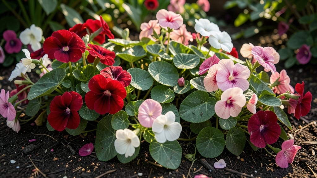 Impatiens and Begonias for Bursts of Color