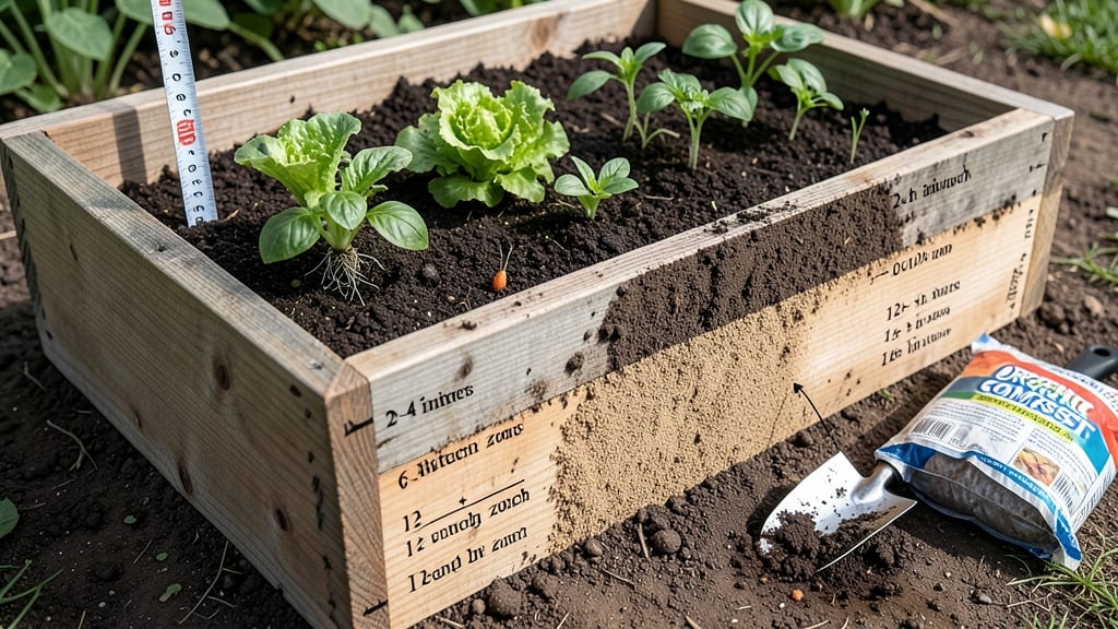 Raised Garden Bed Soil Depth: Science-Backed Inches for Root Growth & Drainage