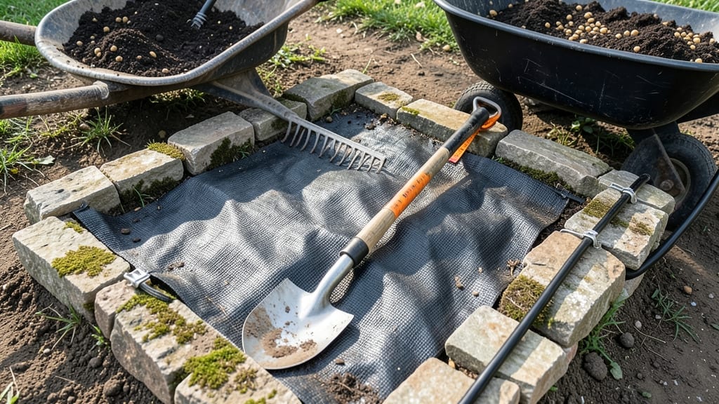 Garden Bed Installation: No-Dig, Raised-Height Design for Year-Round Planting