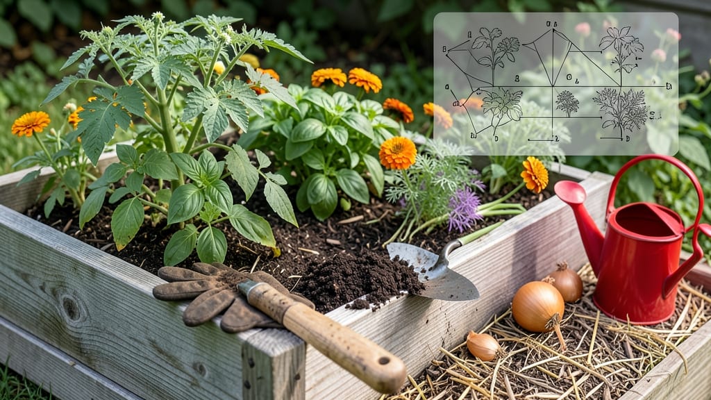 Companion Planting Raised Bed Layout: 30 Proven Pairings That Repel Pests Naturally