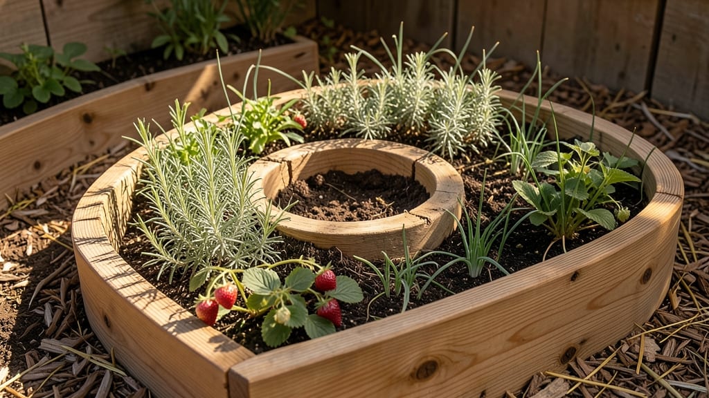 Spiral Herb Garden Bed