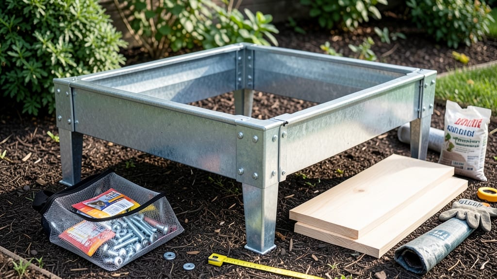 Galvanized Raised Garden Bed Kits: Rust-Proof Frames for Effortless Year-Round Planting