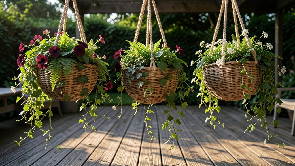 Hanging Circular Planter Baskets