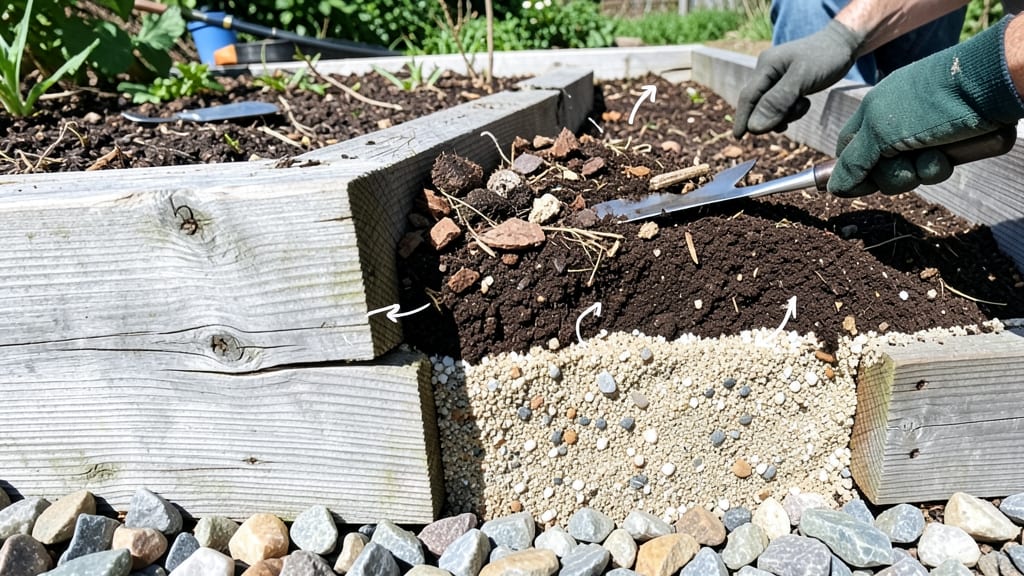 Raised Bed Soil Layers: Stratified Loam for Root-Zone Success