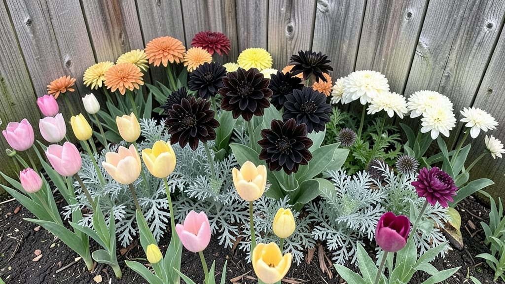 Seasonal Color Wheel Beds