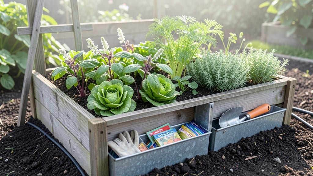 Raised Bed With Storage Underneath: Maximize Space With Built-In Planter Drawers