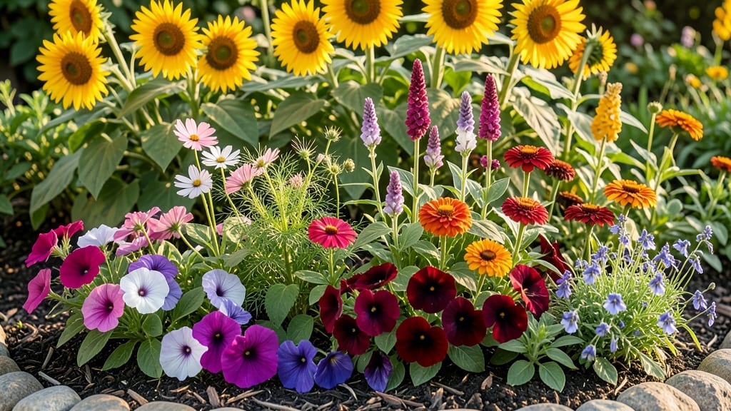Annual Flower Bed Designs: Year-Round Color With Bold Seasonal Transitions