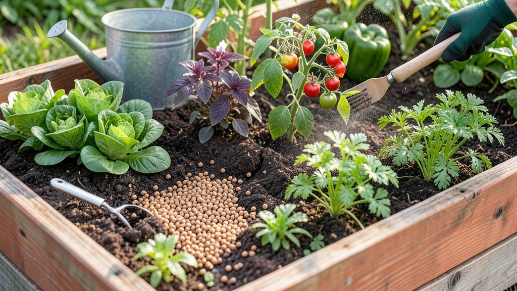 Miracle Gro Raised Bed Plant Food: Nitrogen-Packed Formula for Fast, Lush Vegetable Growth