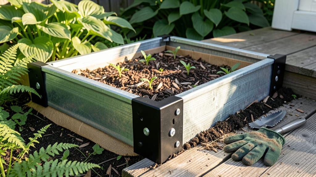 Raised Garden Bed Brackets: Heavy-Duty Stability for Long-Lasting Support