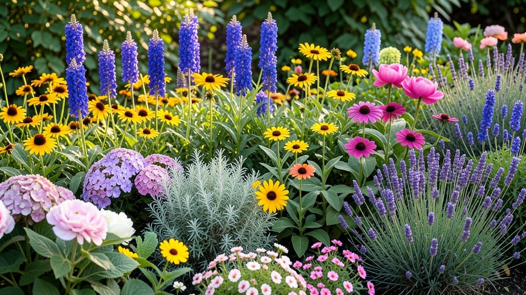 Cottage Garden Flower Bed Design: Romantic Arches and Climbing Roses in Every Corner