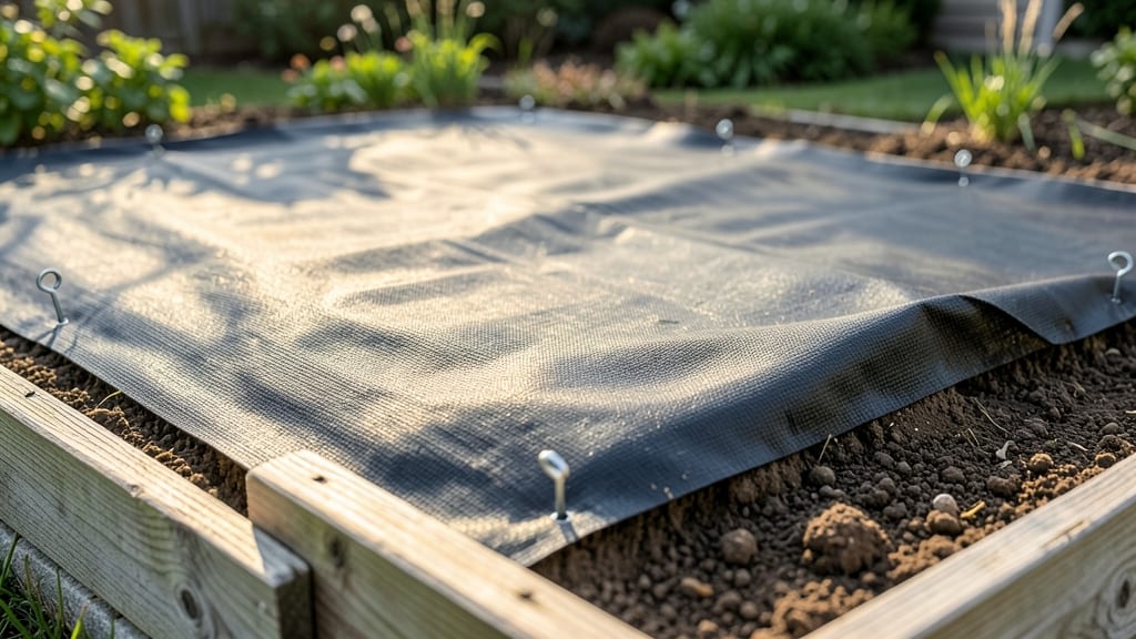 Flower Bed Tarp: Weed-Proof Barrier for Pristine Plant Zones