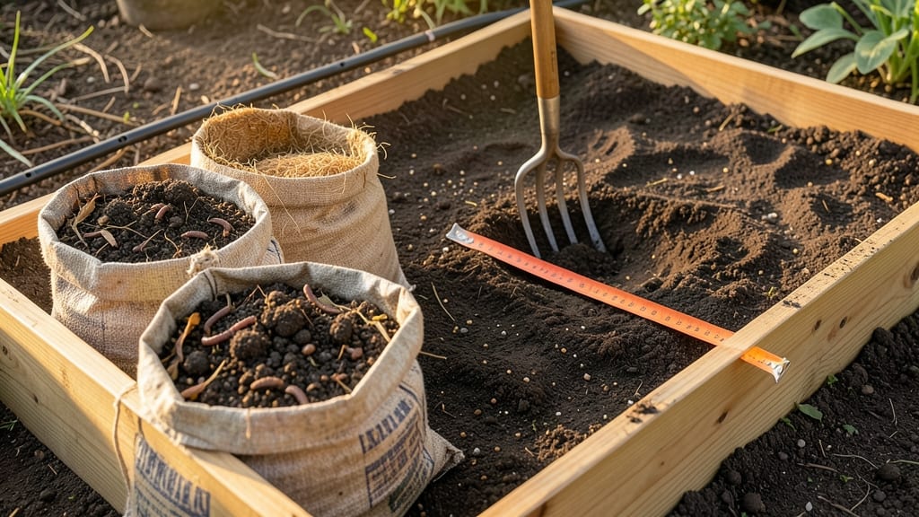 Bulk Raised Bed Soil: Layered Loam Mix for Deep Root Growth
