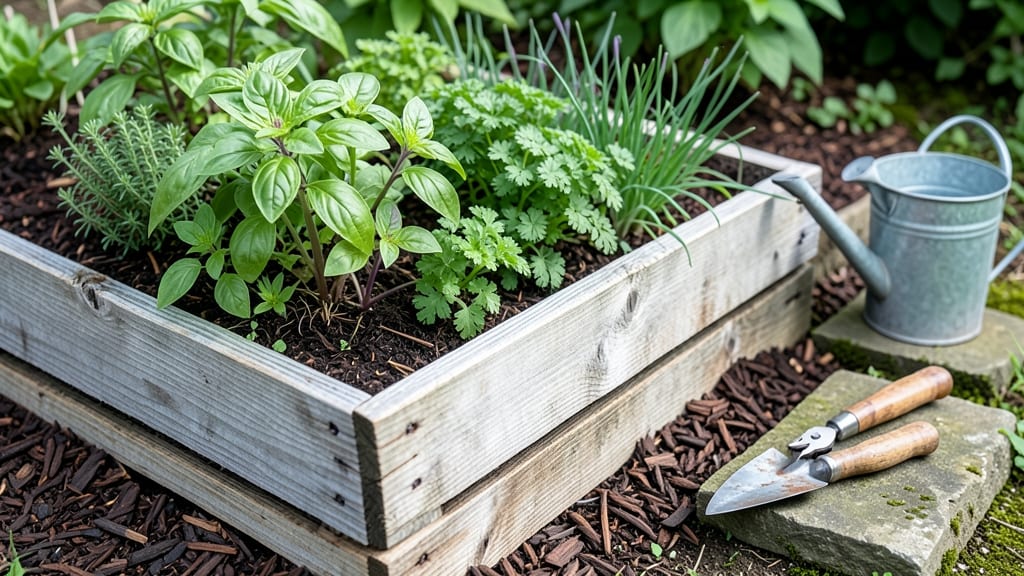 Raised Garden Bed Made Out of Pallets: Upcycled Wood Frame for Year-Round Planting