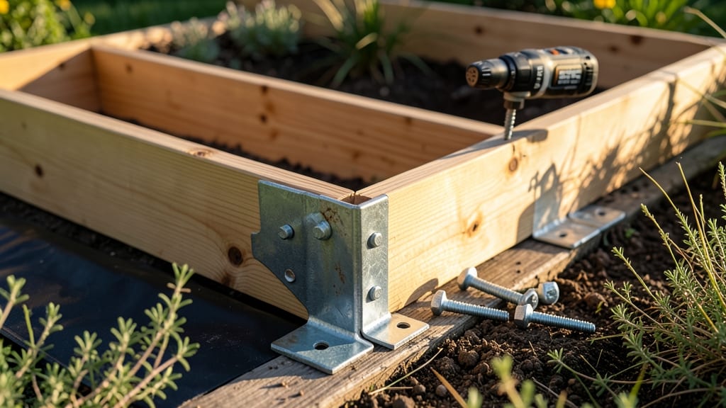 Galvanized Raised Bed Corner Brackets: Heavy-Duty Stability for Long-Lasting Garden Frames