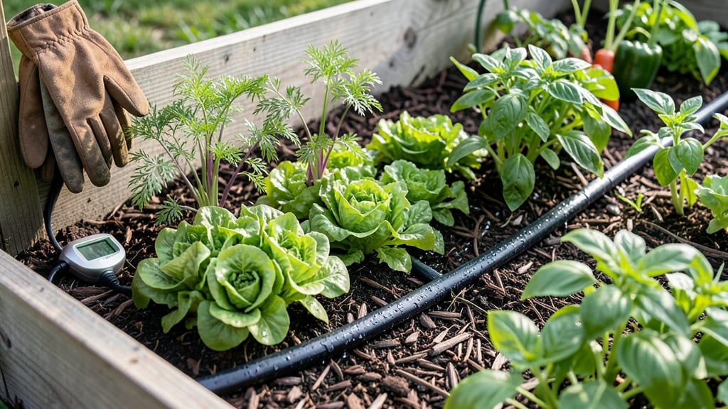 Raised Bed Soaker Hose: Drip-Irrigate Roots Without Wasteful Runoff