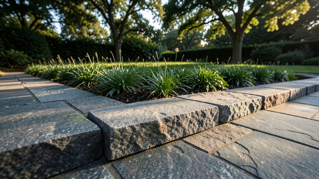 Natural Stone Edging for Timeless Elegance