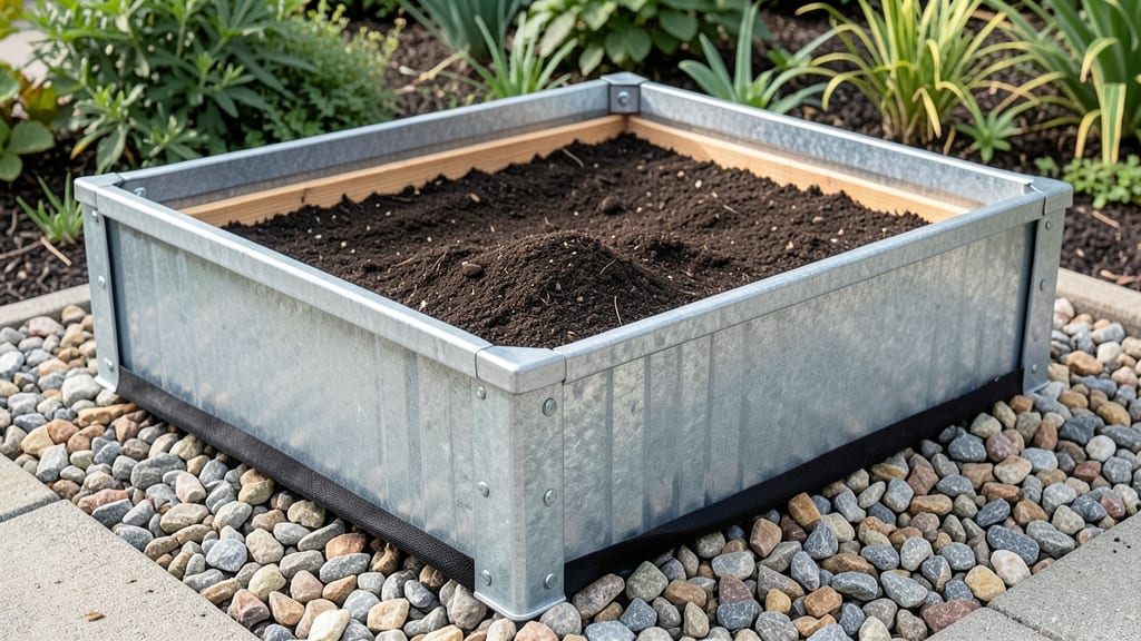Galvanized Steel Raised Garden Bed With Bottom: Heavy-Duty Base for Long-Lasting Plant Health