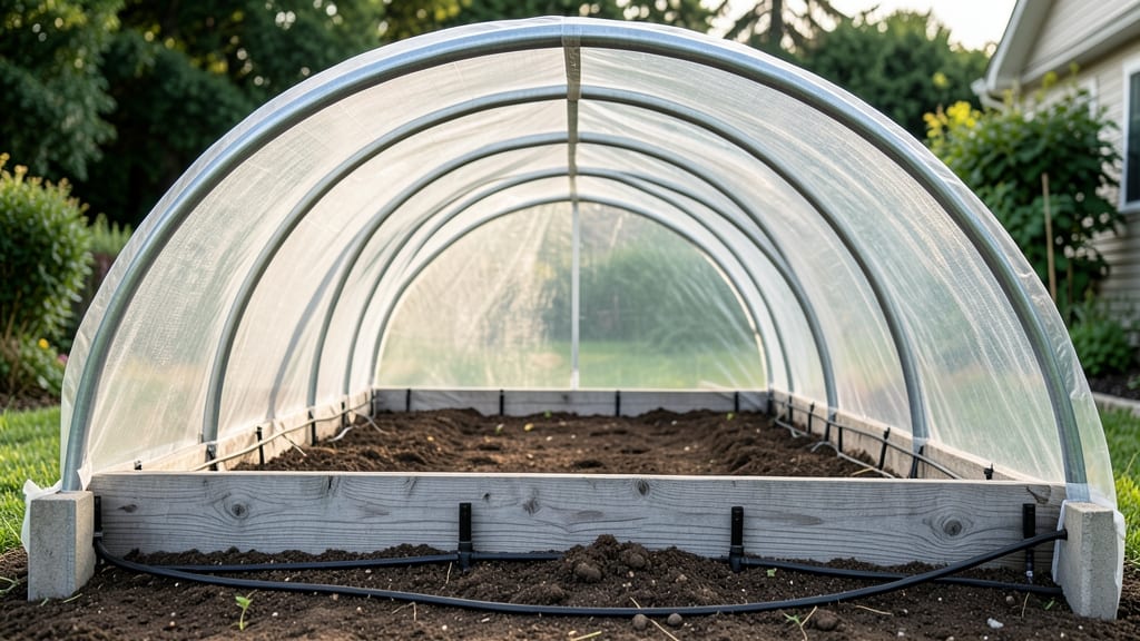 Raised Garden Bed Hoop House: Four-Season Extension With Frost Protection