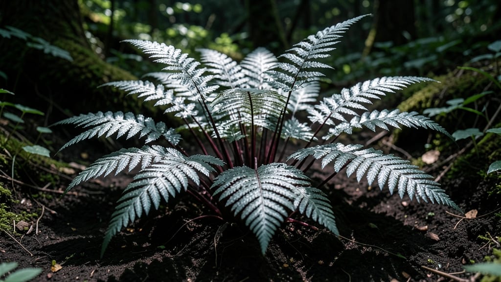 Japanese Painted Ferns for Dramatic Contrast