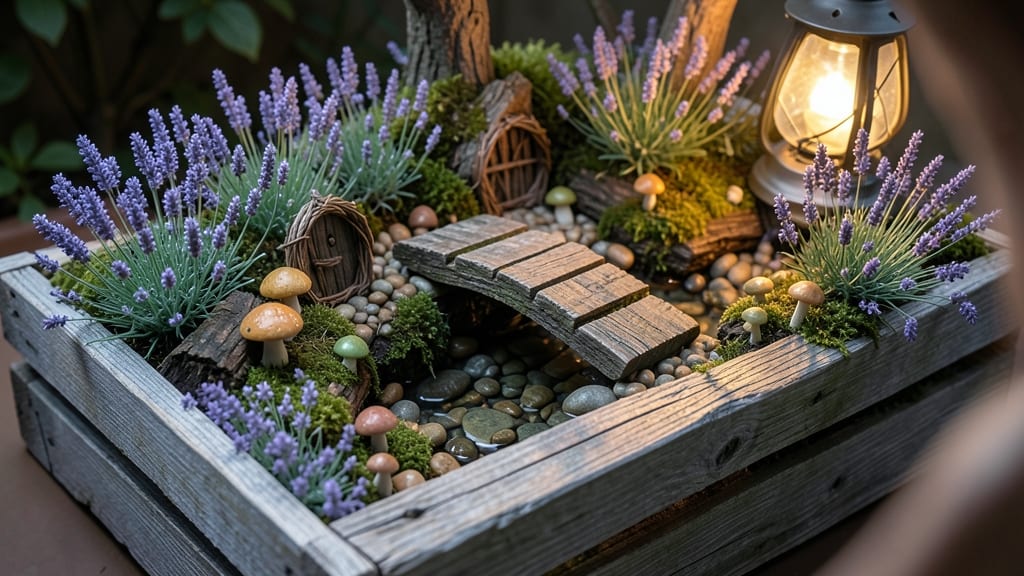 Pallet Fairy Garden for Kids