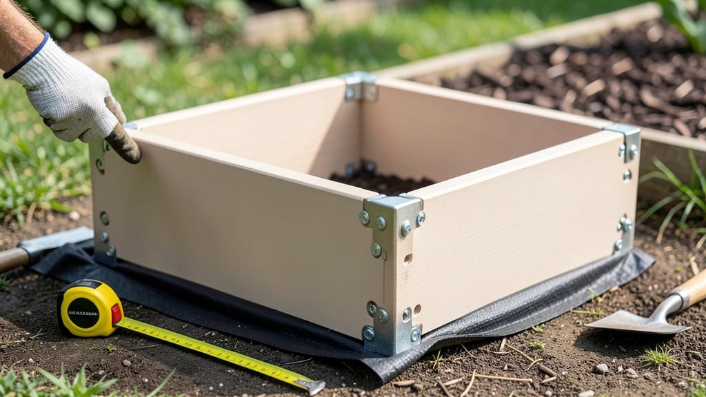 Composite Raised Bed Kit: Pre-Assembled Planter for Zero-Effort Gardening