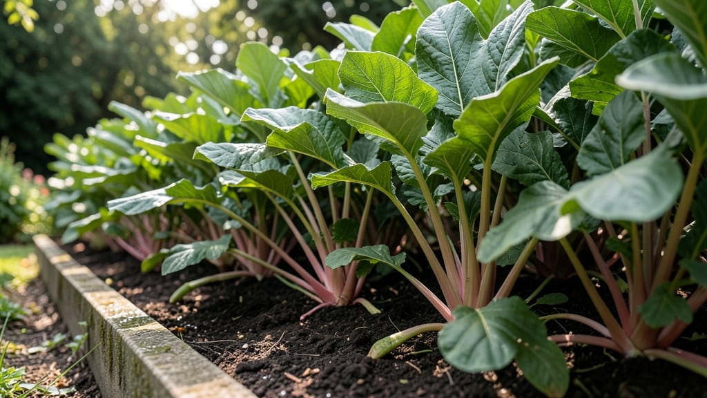 Rhubarb Clump Privacy Hedge