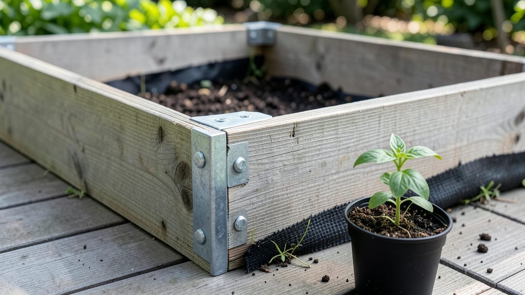 Garden Bed Connectors: Lock-Tight Modular System for Year-Round Planting