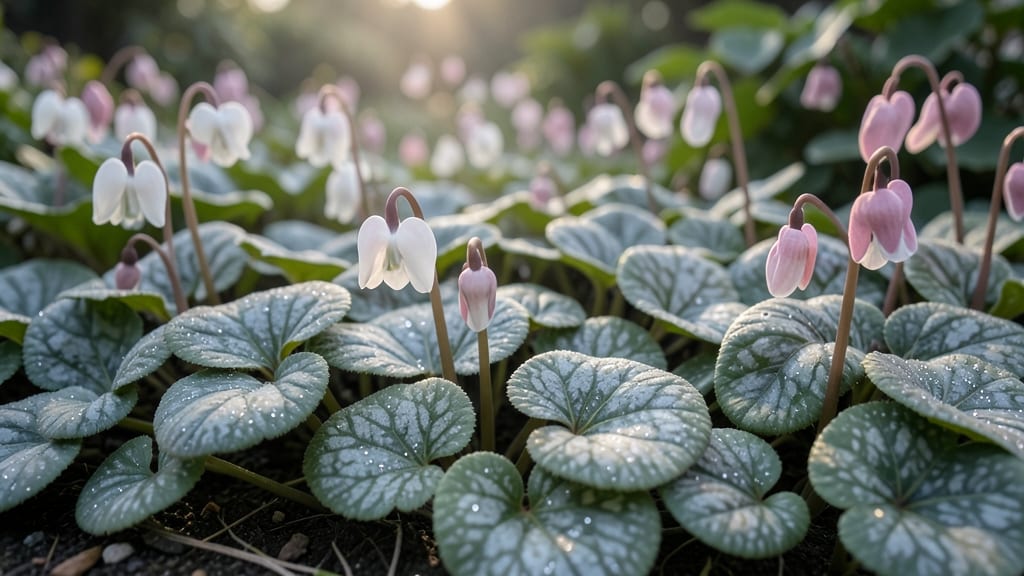Lungwort and Bleeding Heart for Romantic Charm