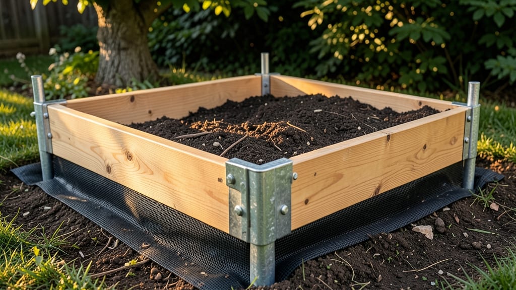 Raised Bed Corner Connectors: Galvanized Metal Clips That Lock Tight in Minutes