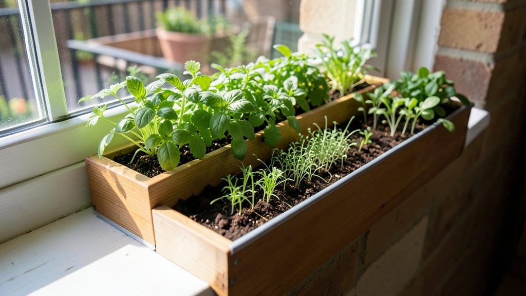Window Box-Style Raised Planters