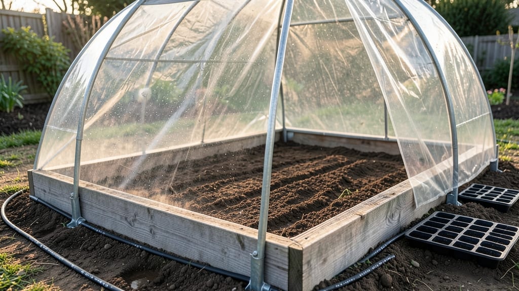 Garden Bed Hoop House: Season-Extended Growing Space in Minutes