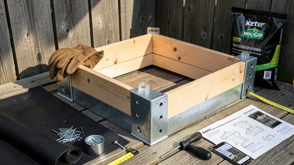 Keter Elevated Garden Bed Instructions: Modular Height Adjustment for Perfect Plant Zones